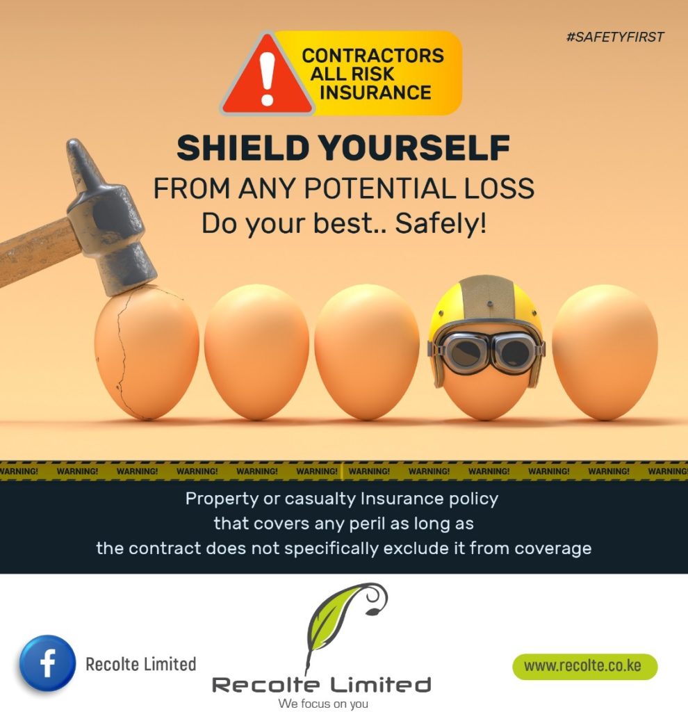 Contractors All Risk Insurance – Recolte Limited